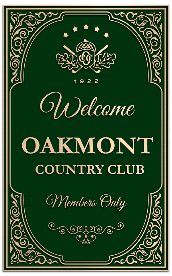 Country Club Plaques