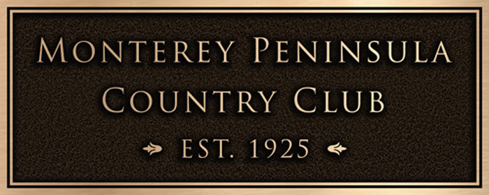 Country Club Signage