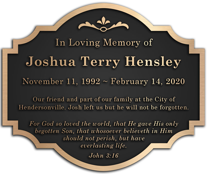 Sample Wording For Dedication Plaques at Brooke Delfino blog