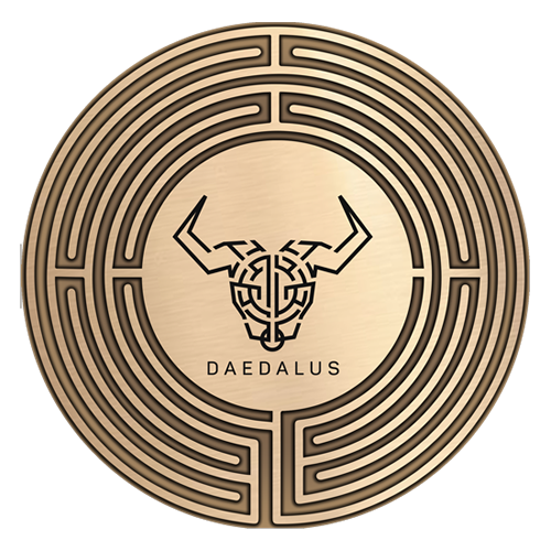 Bronze Daedalus Labyrinth Plaque