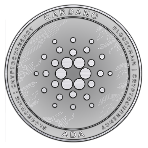 Aluminum Cardano Coin Plaque