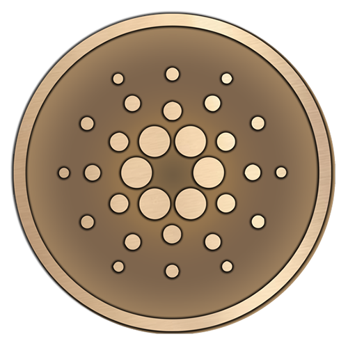 Bronze Cardano Logo Plaque